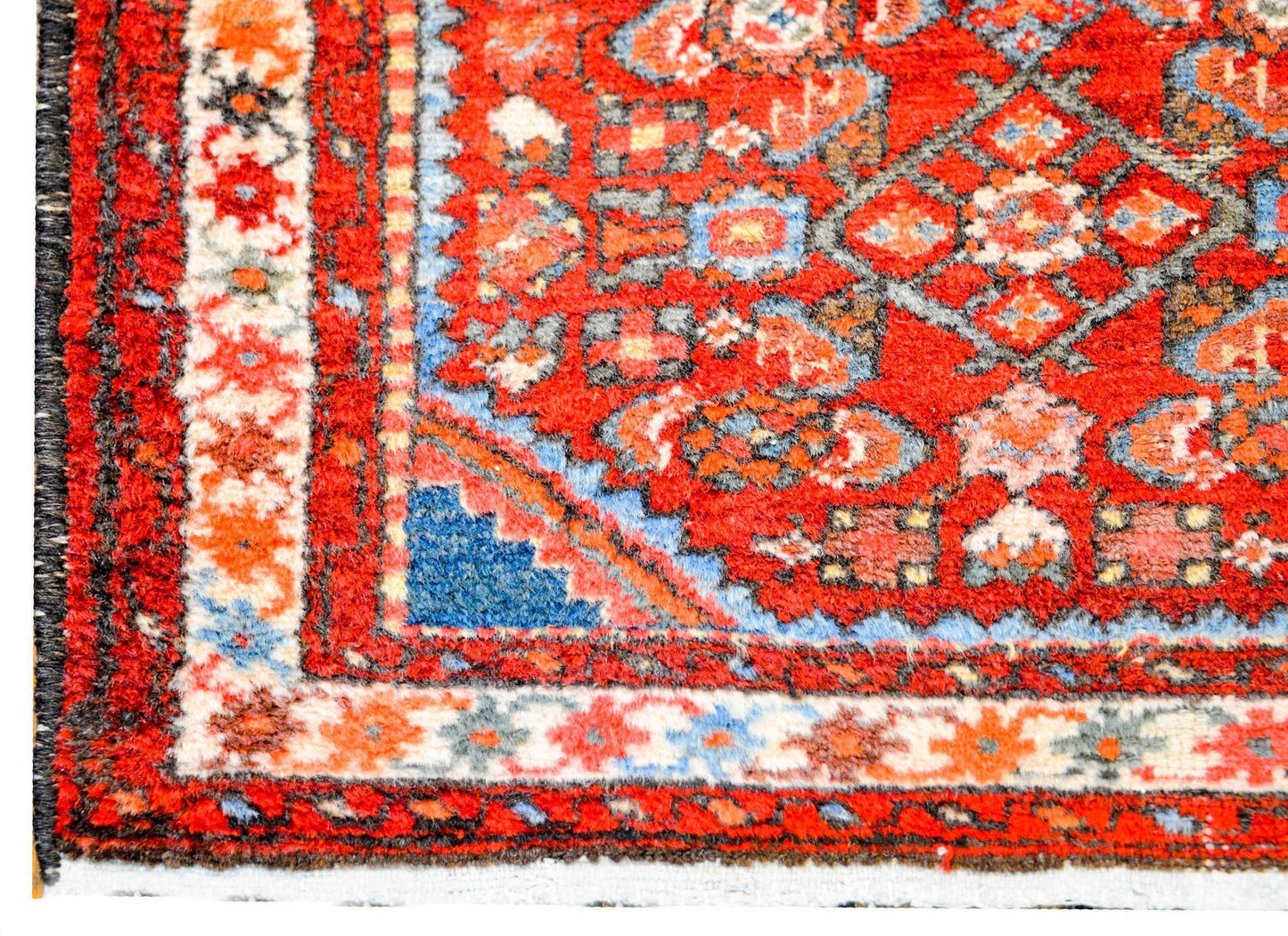 Beautiful Early 20th Century Dargazin Herati Runner For Sale