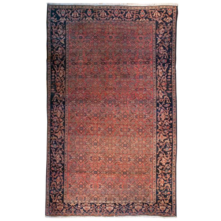 19th Century Saruk Farahan Carpet For Sale