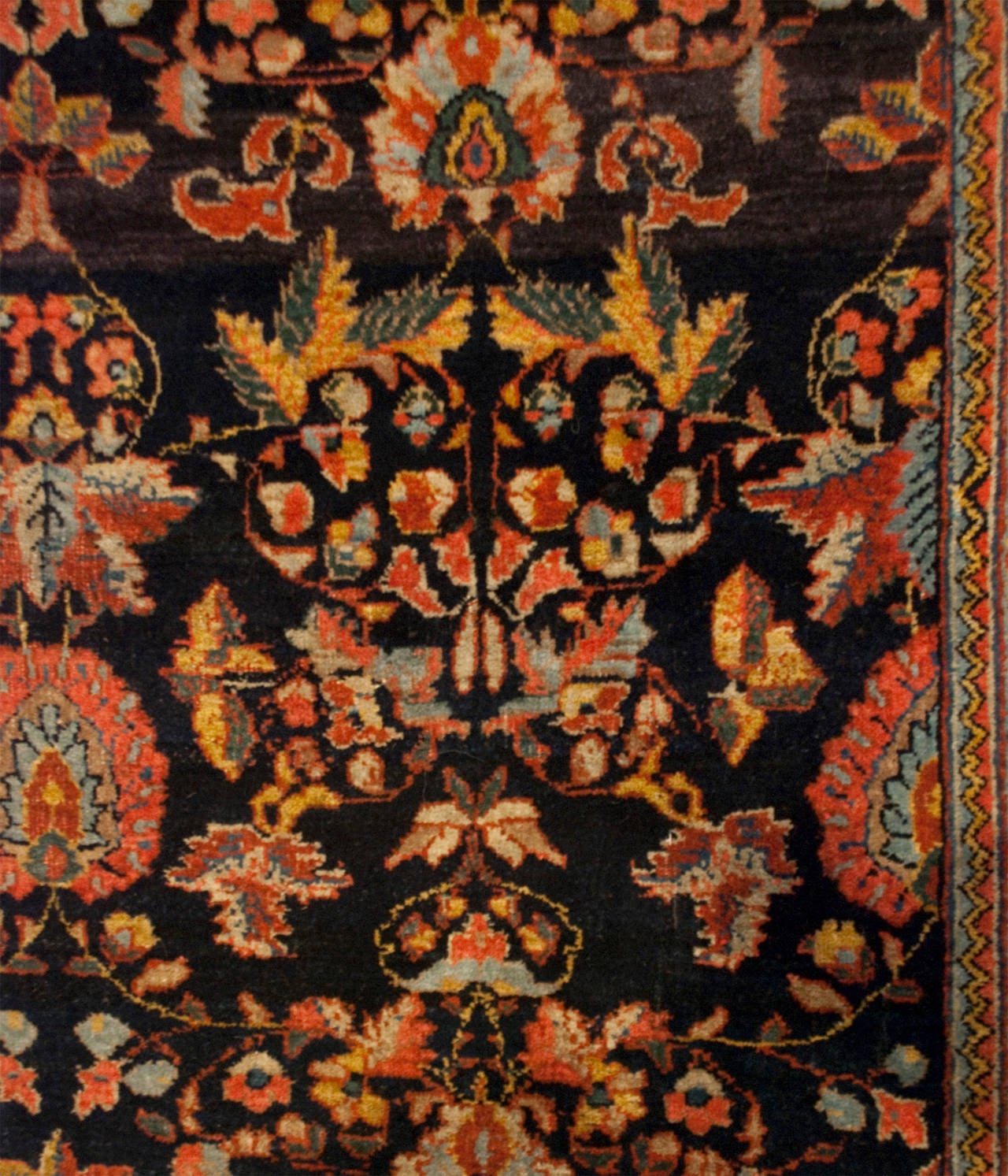 19th Century Kashan Rug For Sale