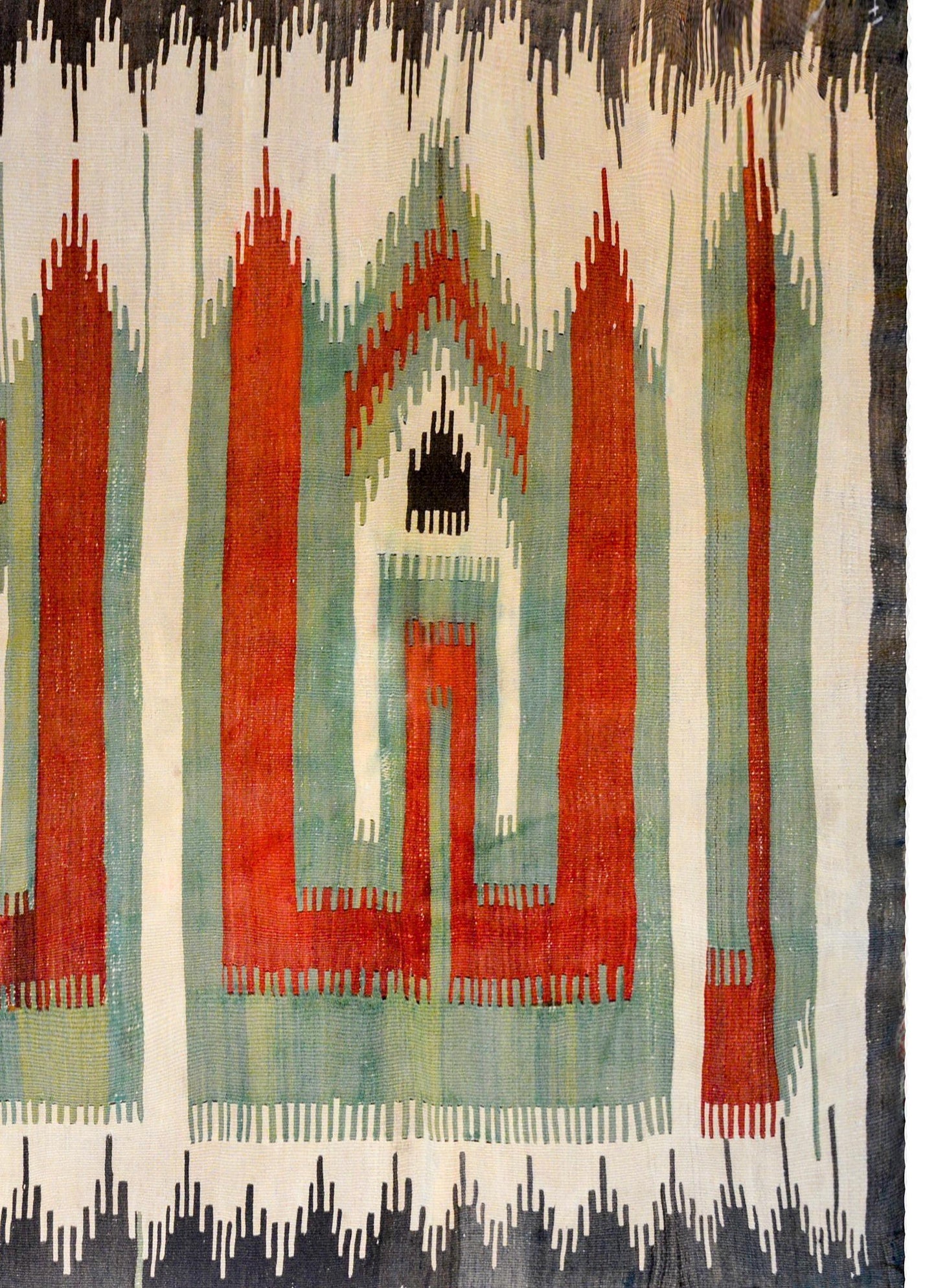 Bold Early 20th Century Shahsevan Kilim Rug For Sale