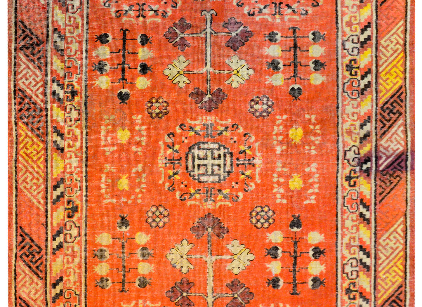 Wonderful Early 20th Century Central Asian Khotan Rug For Sale