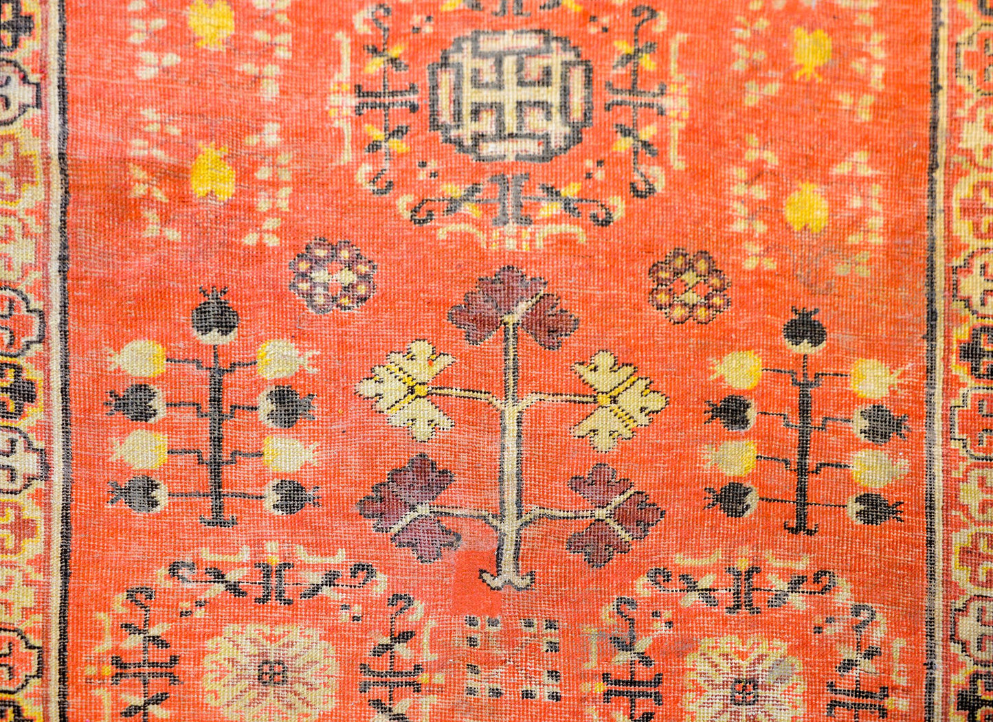Wonderful Early 20th Century Central Asian Khotan Rug For Sale