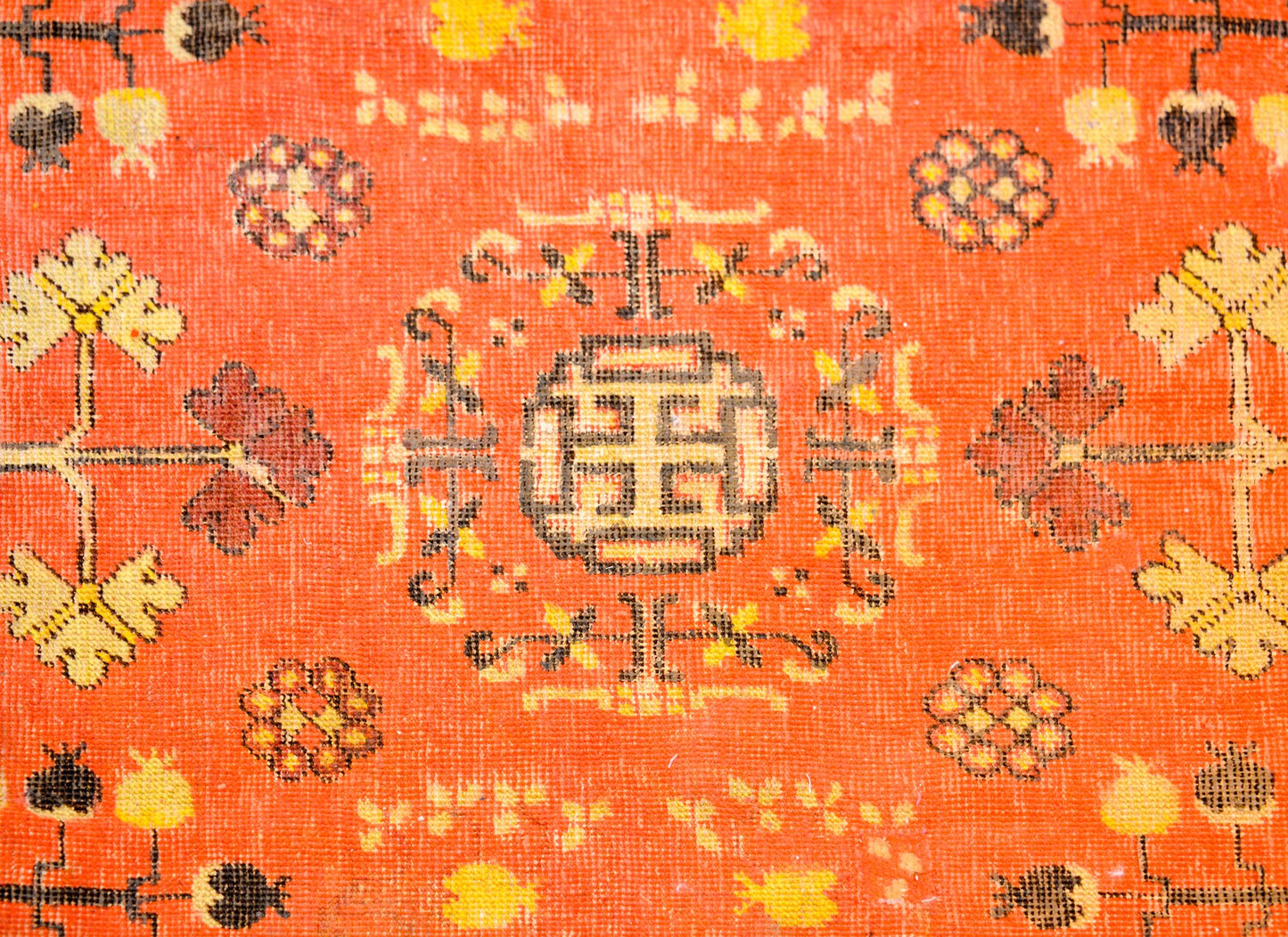 Wonderful Early 20th Century Central Asian Khotan Rug For Sale