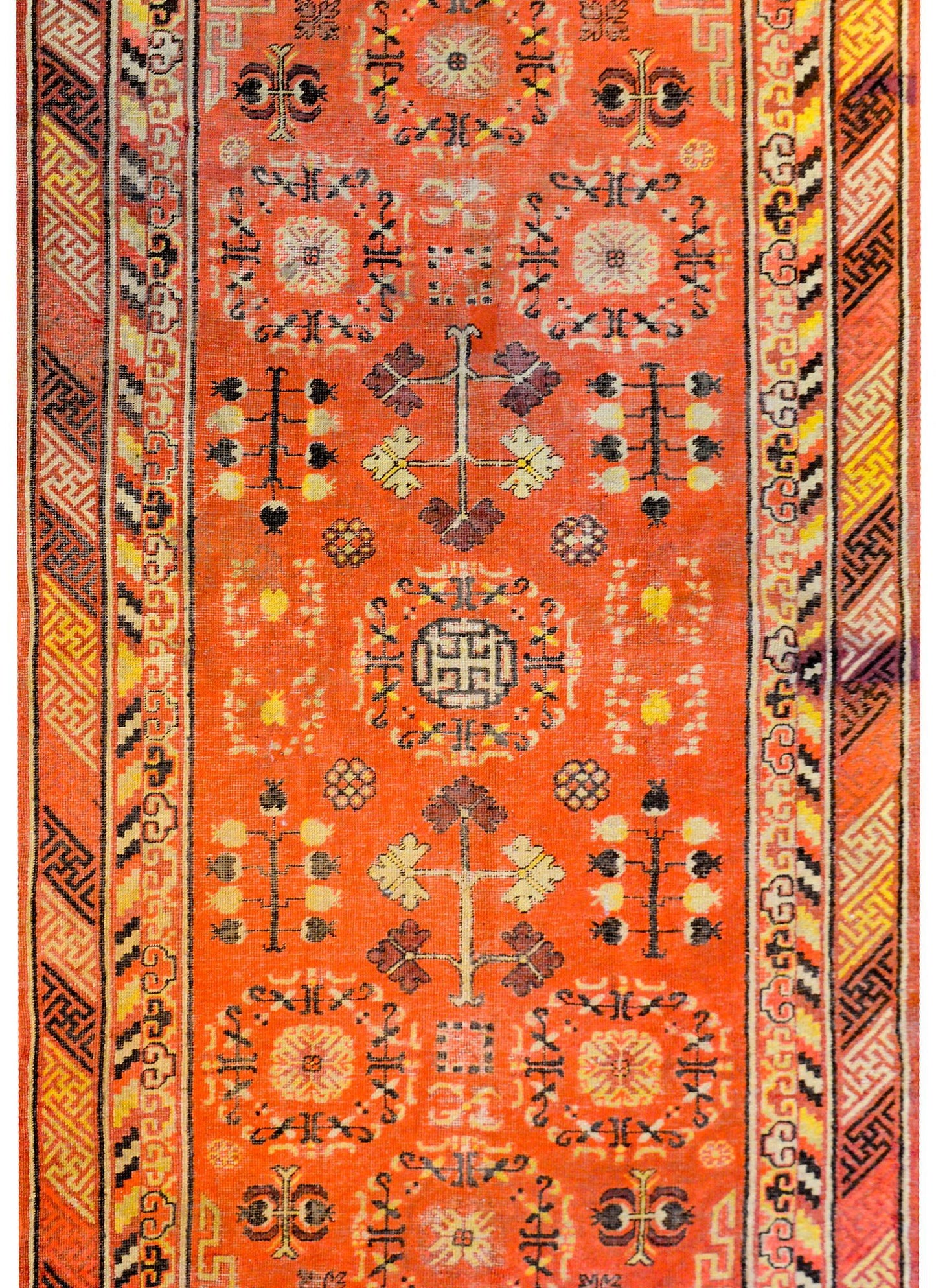 Wonderful Early 20th Century Central Asian Khotan Rug For Sale