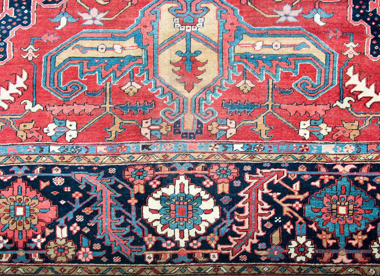 Late 19th Century Persian Serapi Rug For Sale