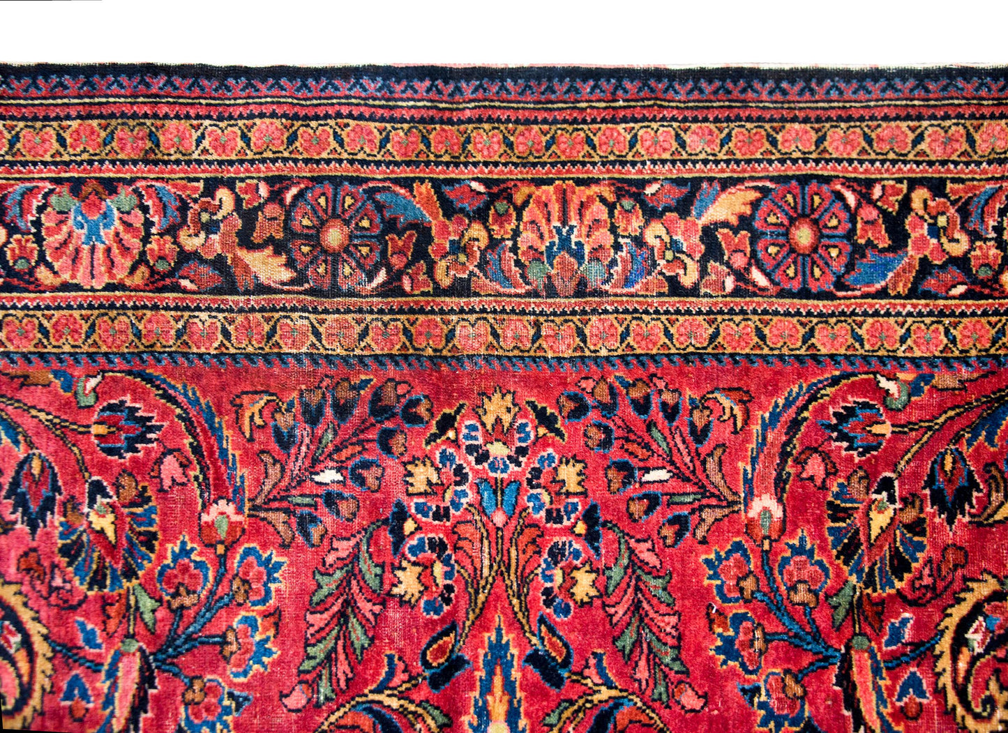 Early 20th Century Persian Lilihan Rug For Sale