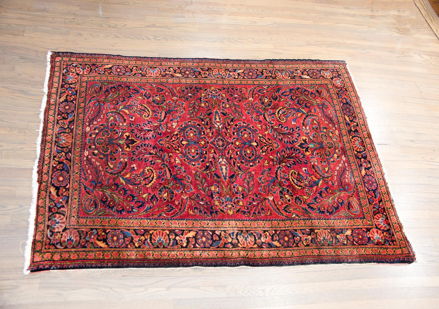 Early 20th Century Persian Lilihan Rug For Sale