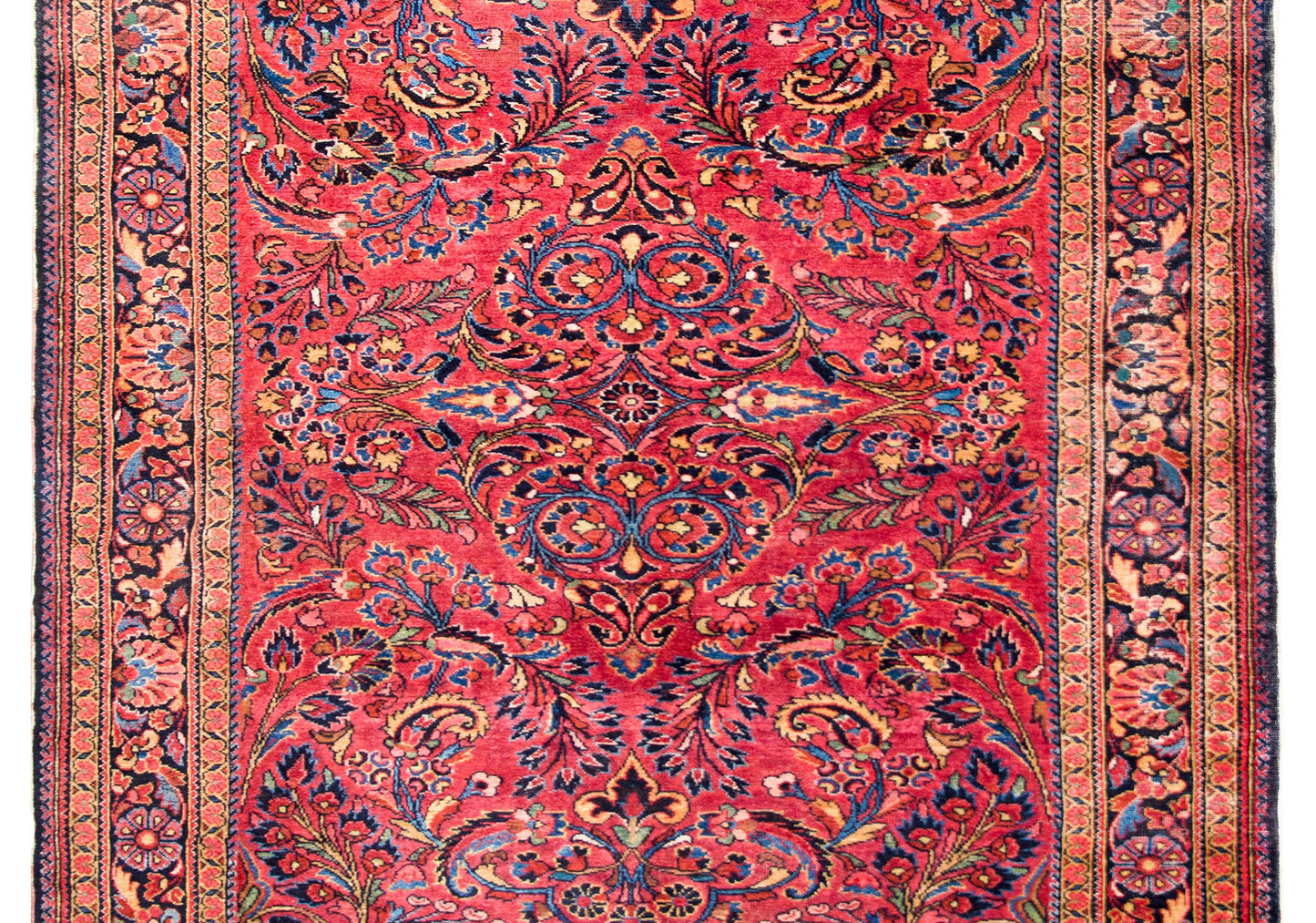 Early 20th Century Persian Lilihan Rug For Sale