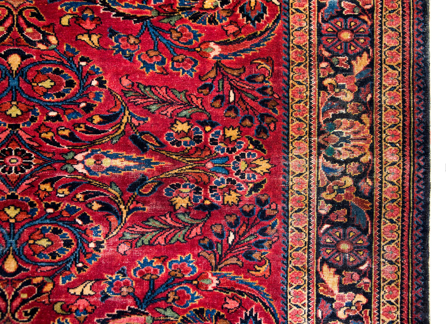 Early 20th Century Persian Lilihan Rug For Sale