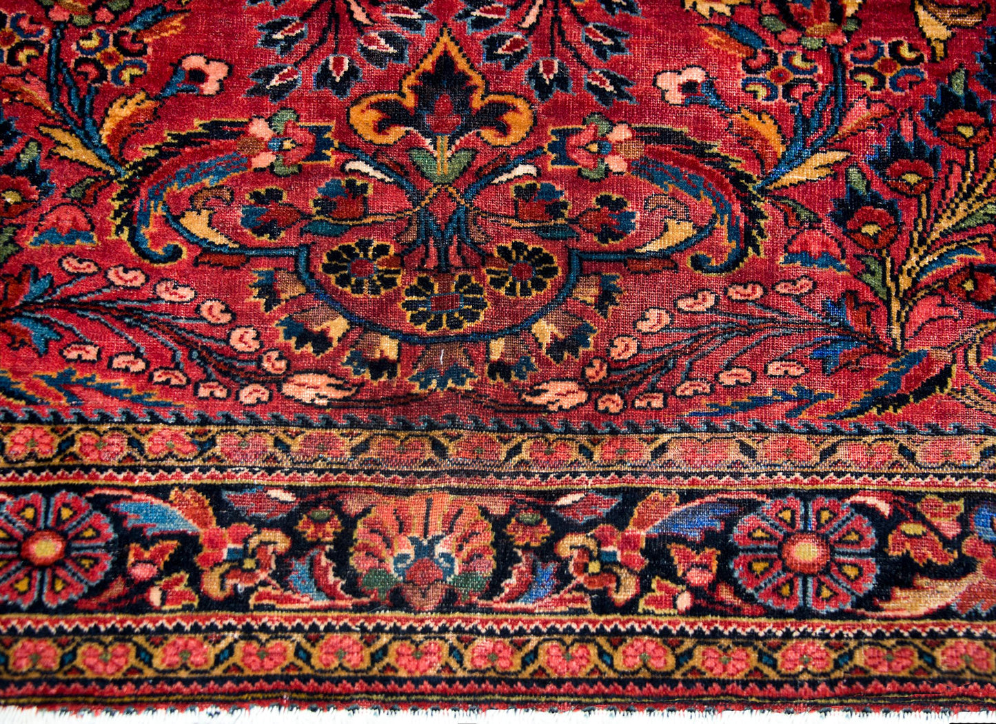 Early 20th Century Persian Lilihan Rug For Sale