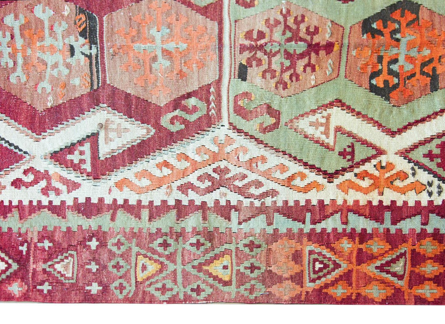 Vintage Turkish Konya Kilim For Sale