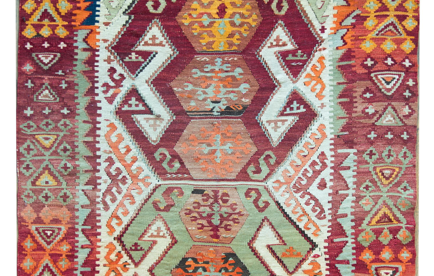 Vintage Turkish Konya Kilim For Sale