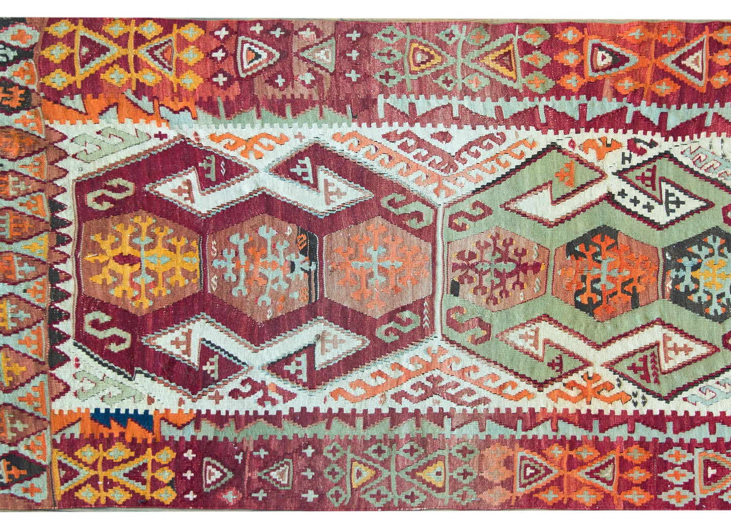 Vintage Turkish Konya Kilim For Sale