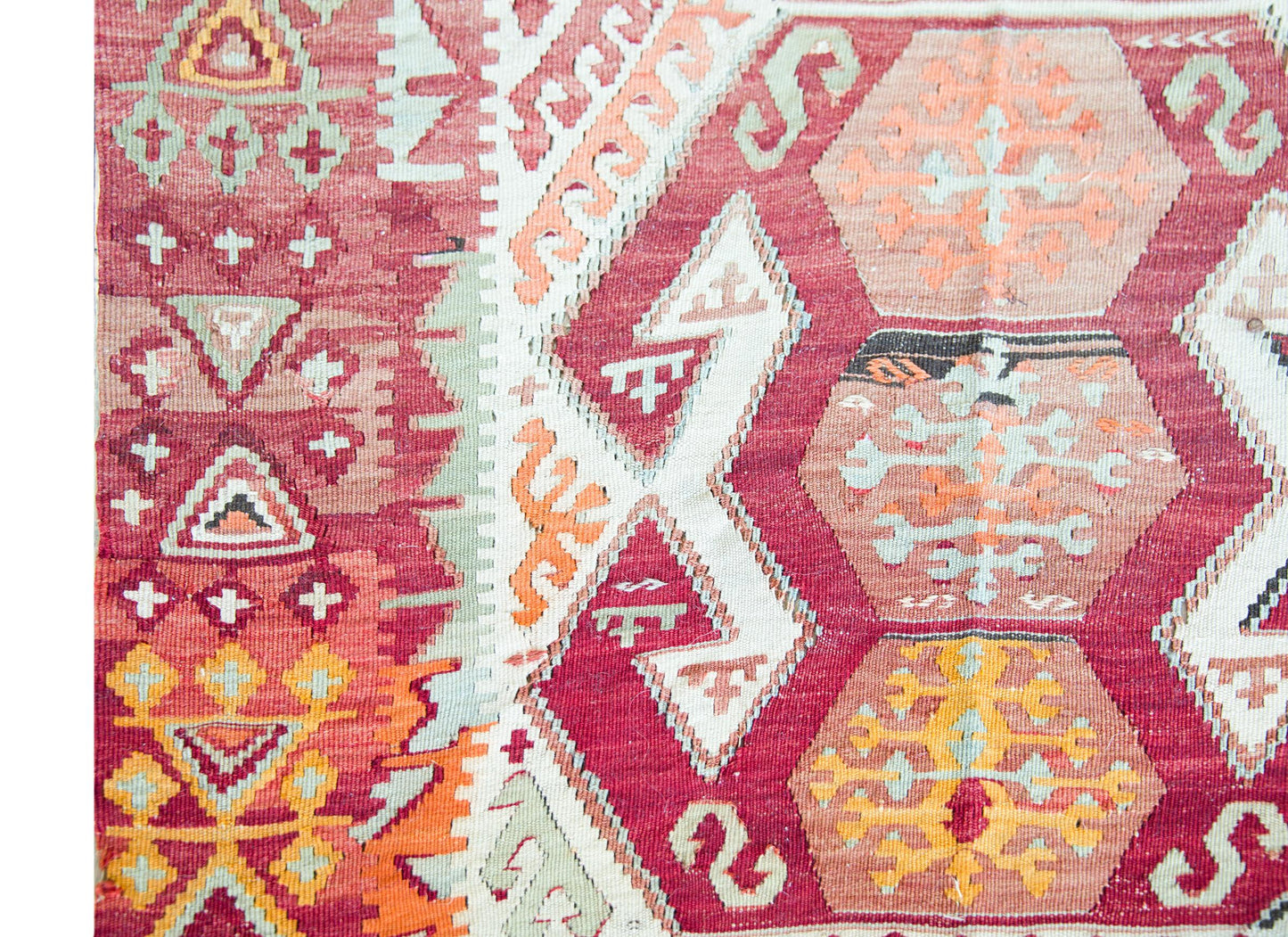 Vintage Turkish Konya Kilim For Sale