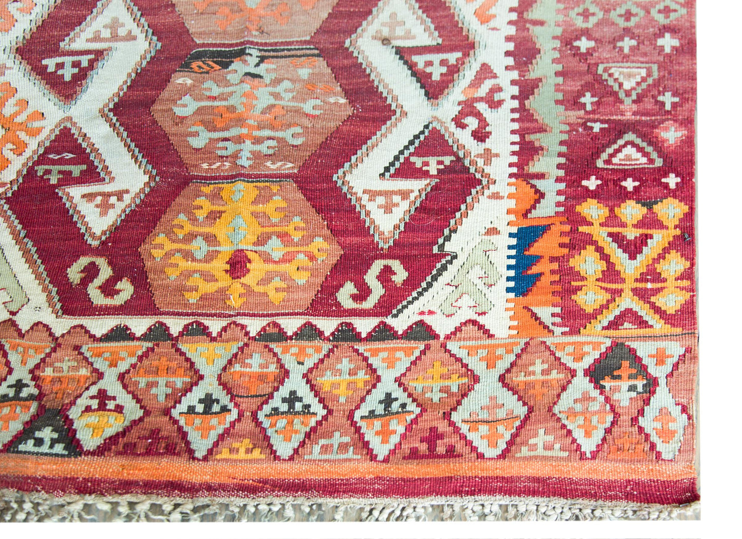 Vintage Turkish Konya Kilim For Sale