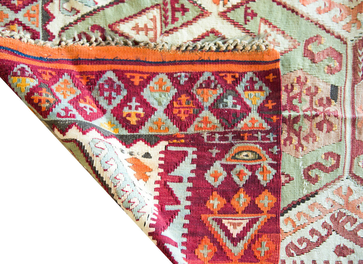 Vintage Turkish Konya Kilim For Sale