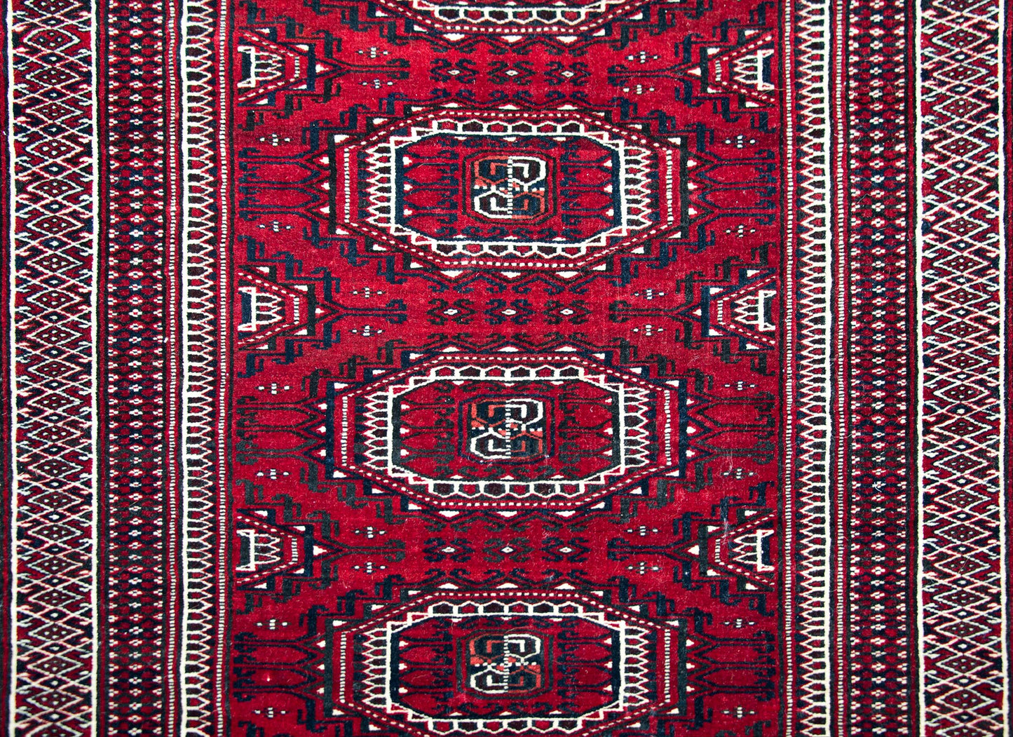 Vintage Bokhara Turkman Rug For Sale