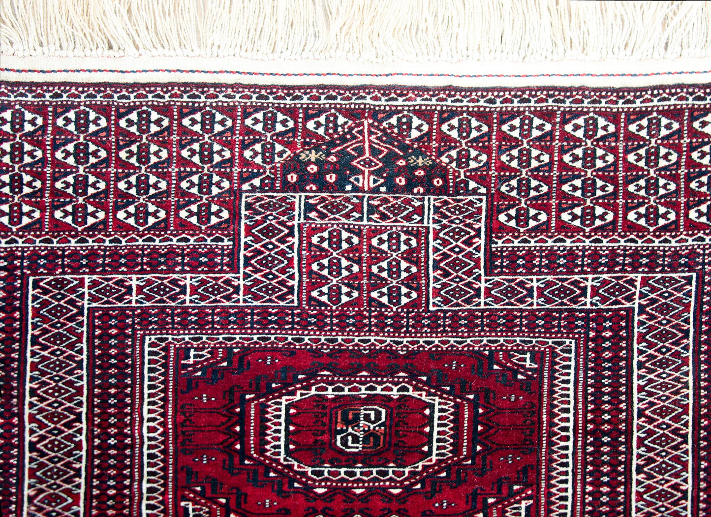 Vintage Bokhara Turkman Rug For Sale