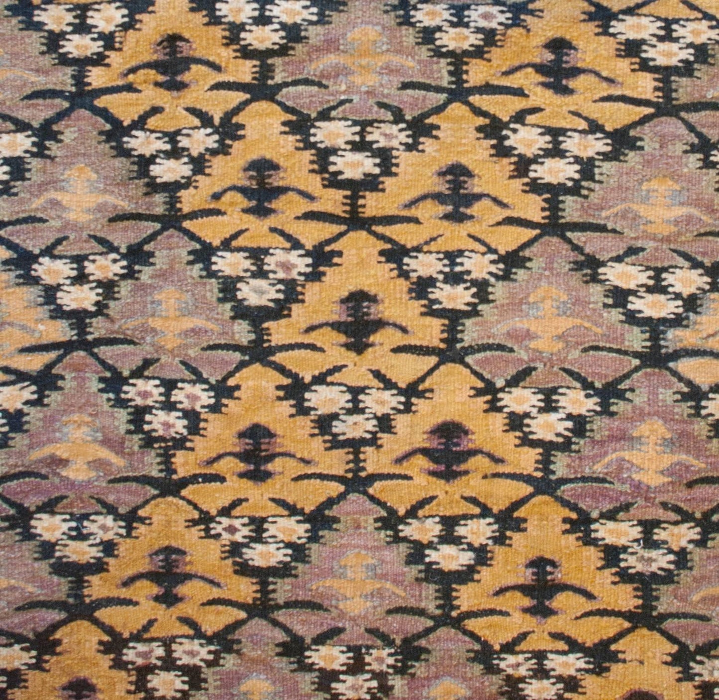 Beautiful Early 20th Century Qazvin Kilim For Sale