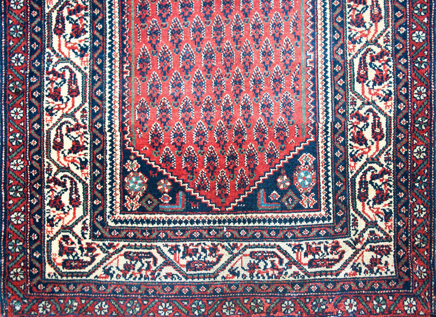 Early 20th Century Persian Seraband Rug For Sale