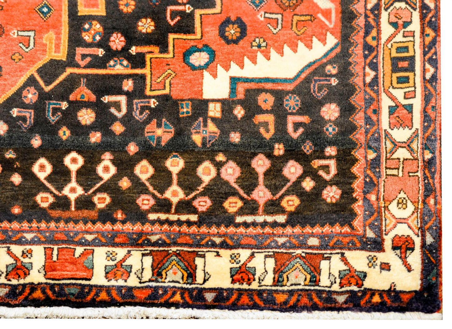 Beautiful Vintage Mazleghan Rug For Sale