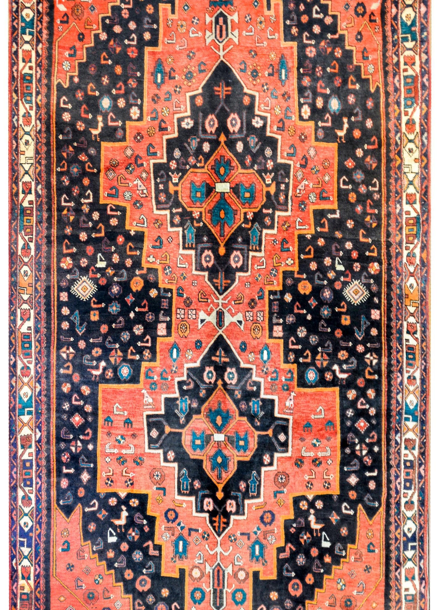 Beautiful Vintage Mazleghan Rug For Sale