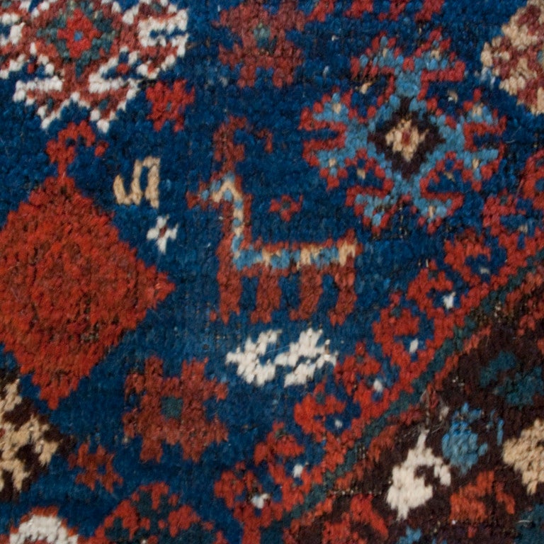 Early 20th Century Ghashghaei Carpet For Sale