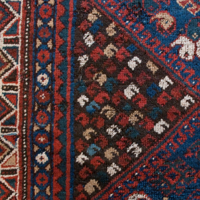 Early 20th Century Ghashghaei Carpet For Sale