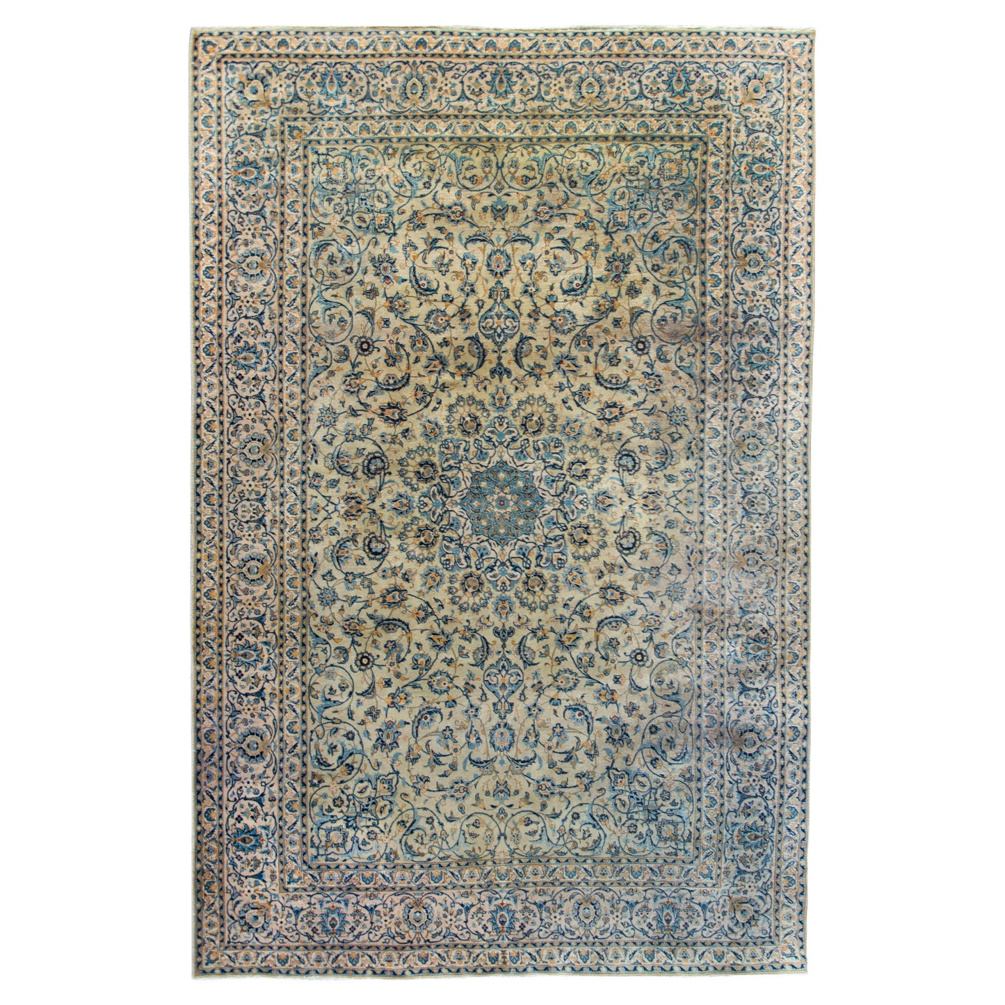 Early 20th Century Persian Kashan Rug For Sale