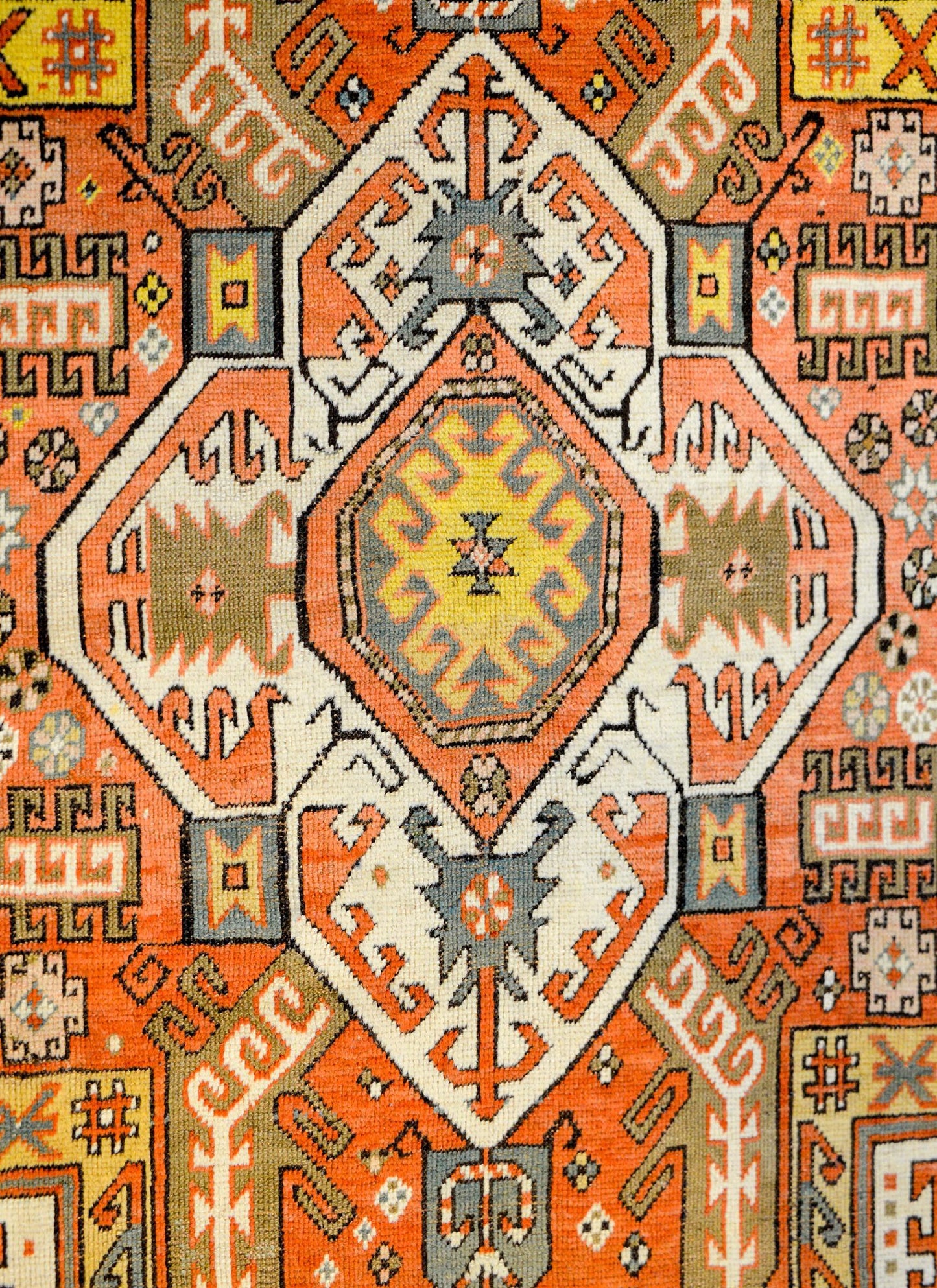 Extraordinary Early 20th Century Kazak Rug For Sale