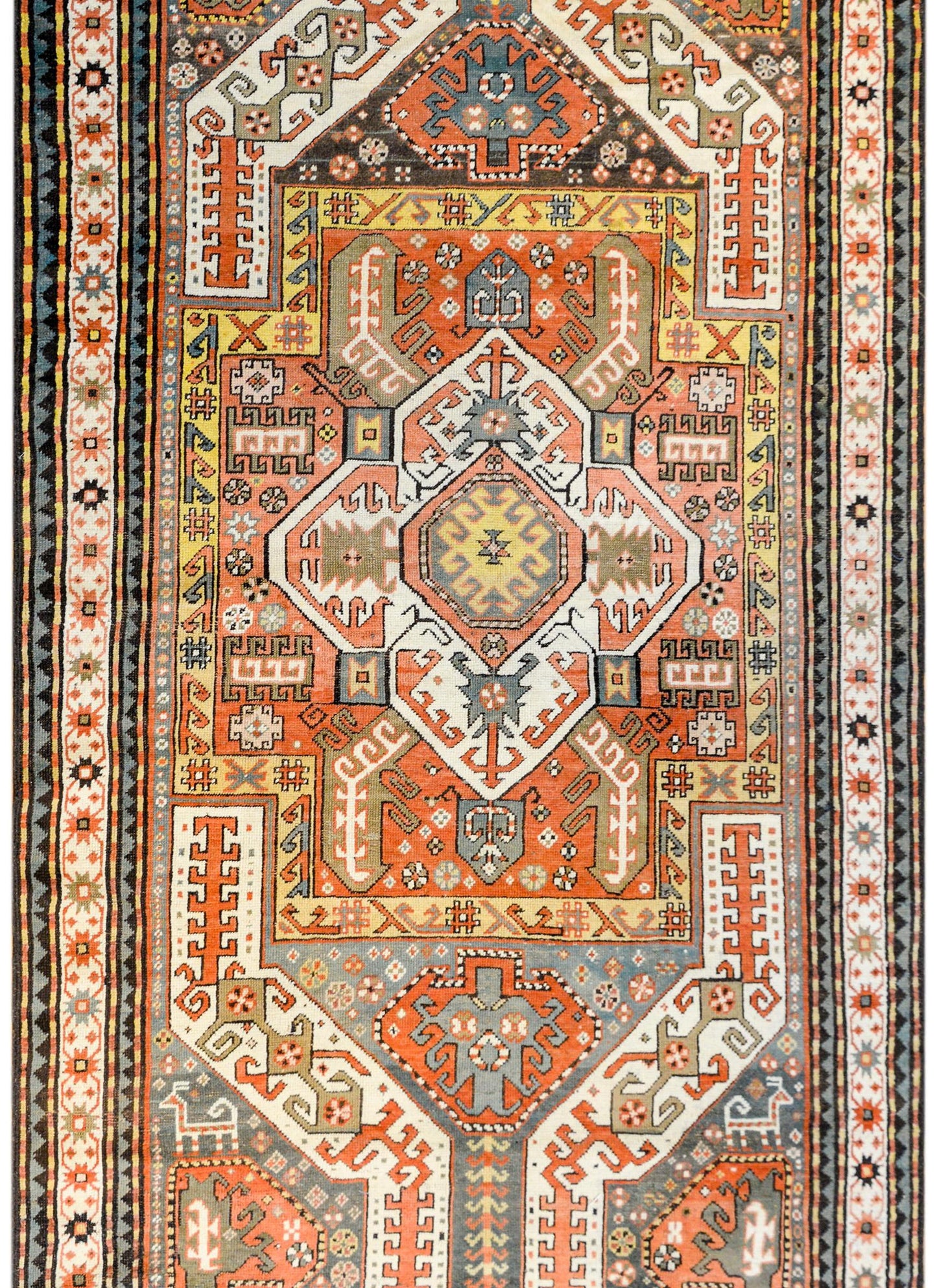 Extraordinary Early 20th Century Kazak Rug For Sale