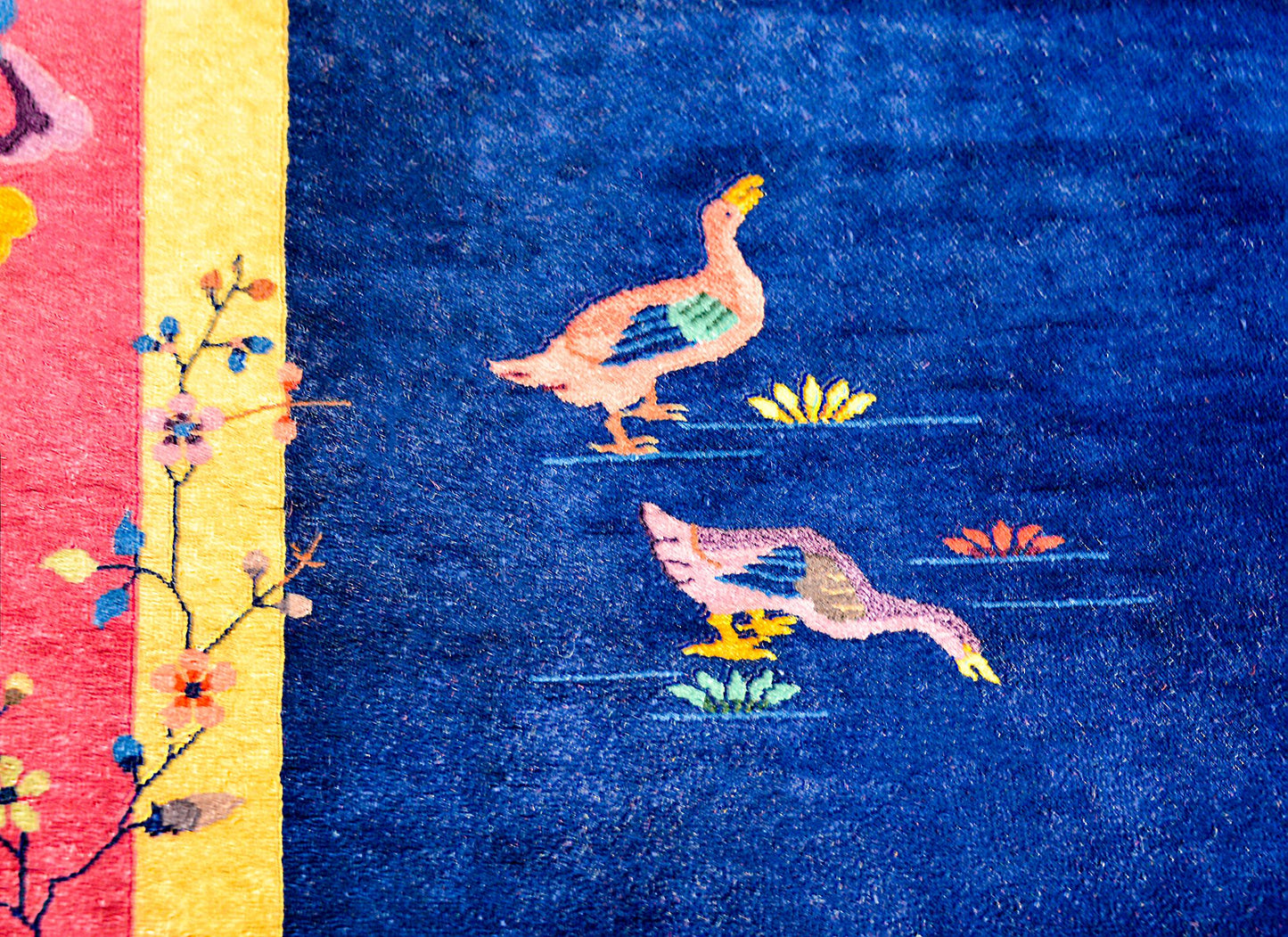 Bold Chinese Art Deco Rug For Sale
