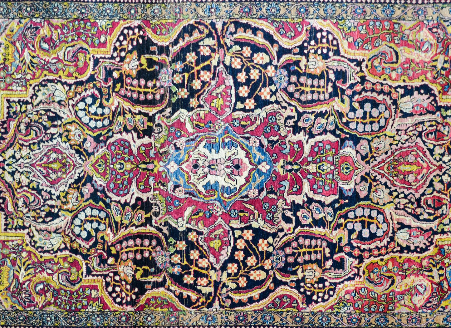 Late 19th Century Isfahan Rug For Sale