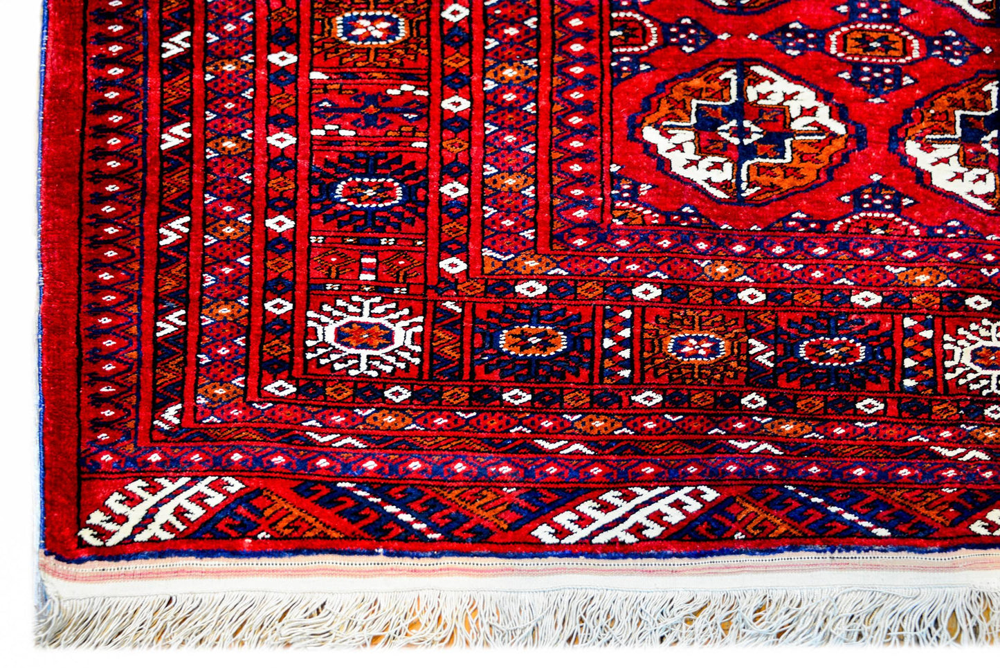 Silk Turkmen Rug For Sale