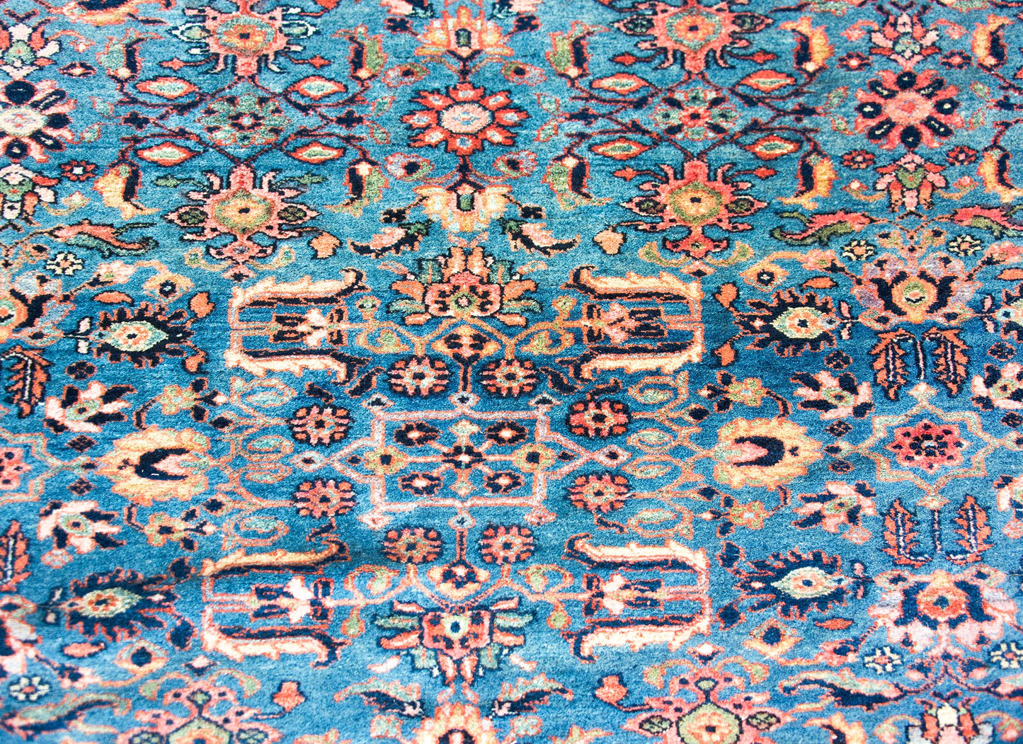 Early 20th Century Persian Bibikibad Rug For Sale