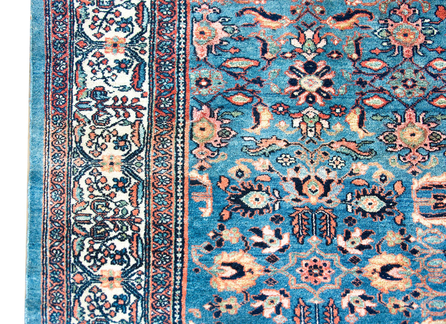 Early 20th Century Persian Bibikibad Rug For Sale