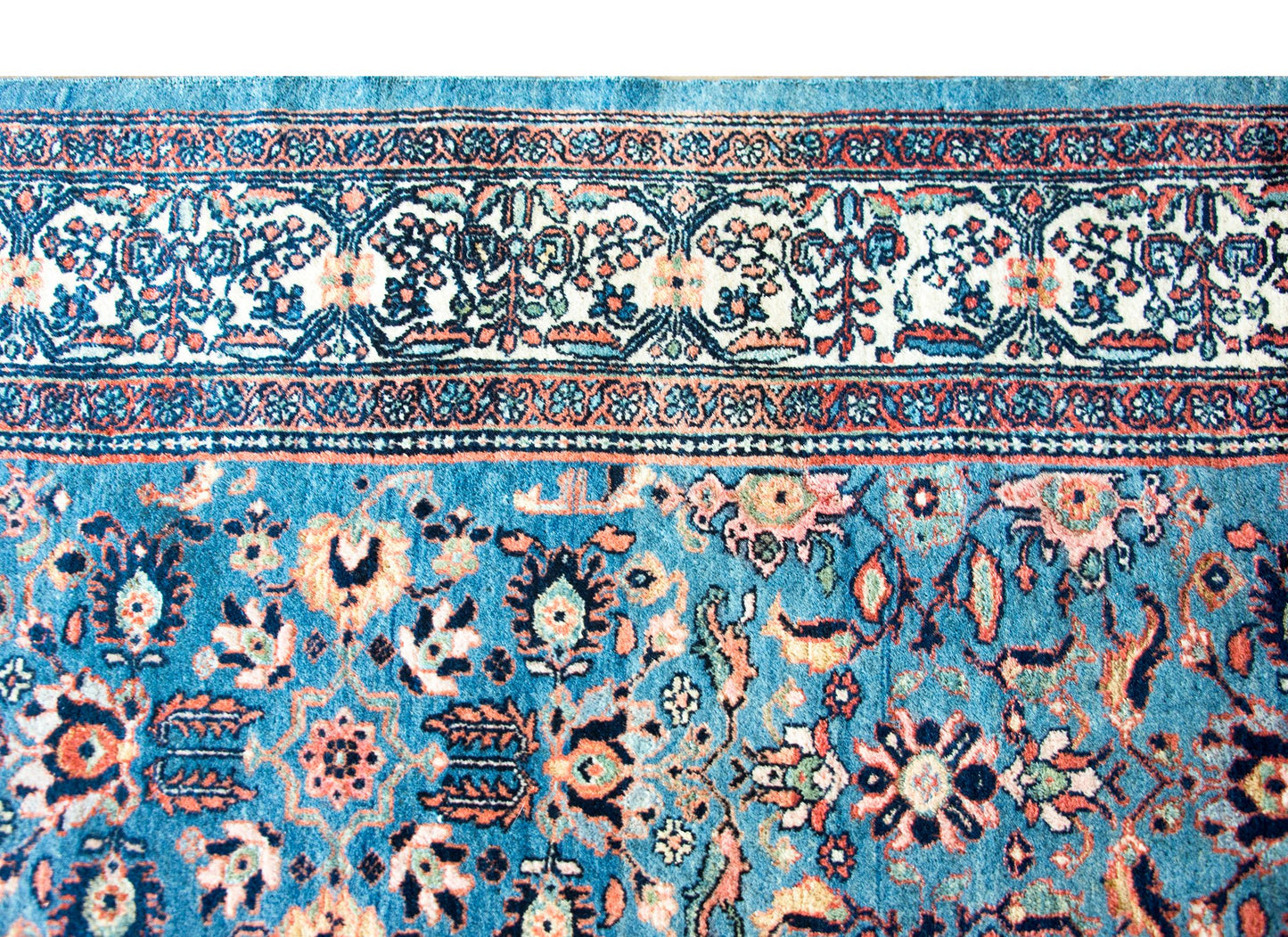 Early 20th Century Persian Bibikibad Rug For Sale