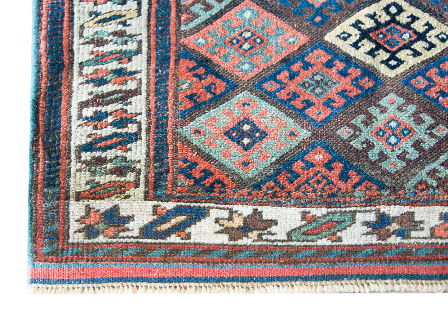 Early 20th Century Kurdish Jaffe Rug For Sale