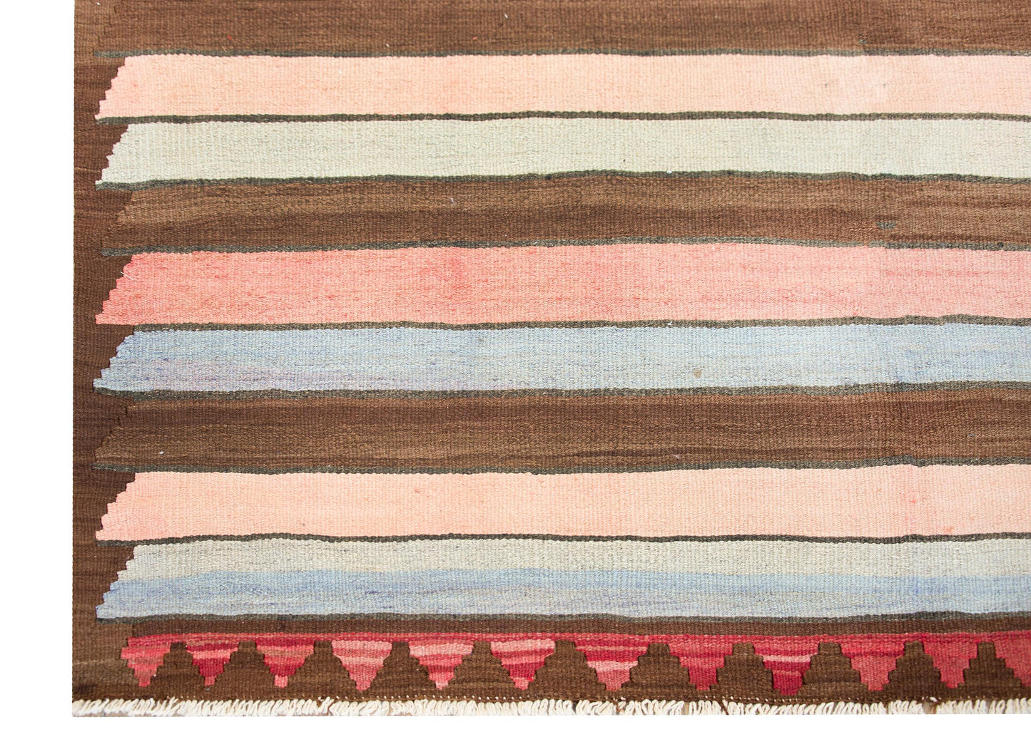 Vintage Persian Zarand Kilim Rug For Sale