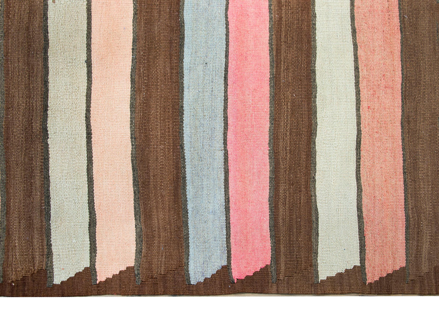 Vintage Persian Zarand Kilim Rug For Sale