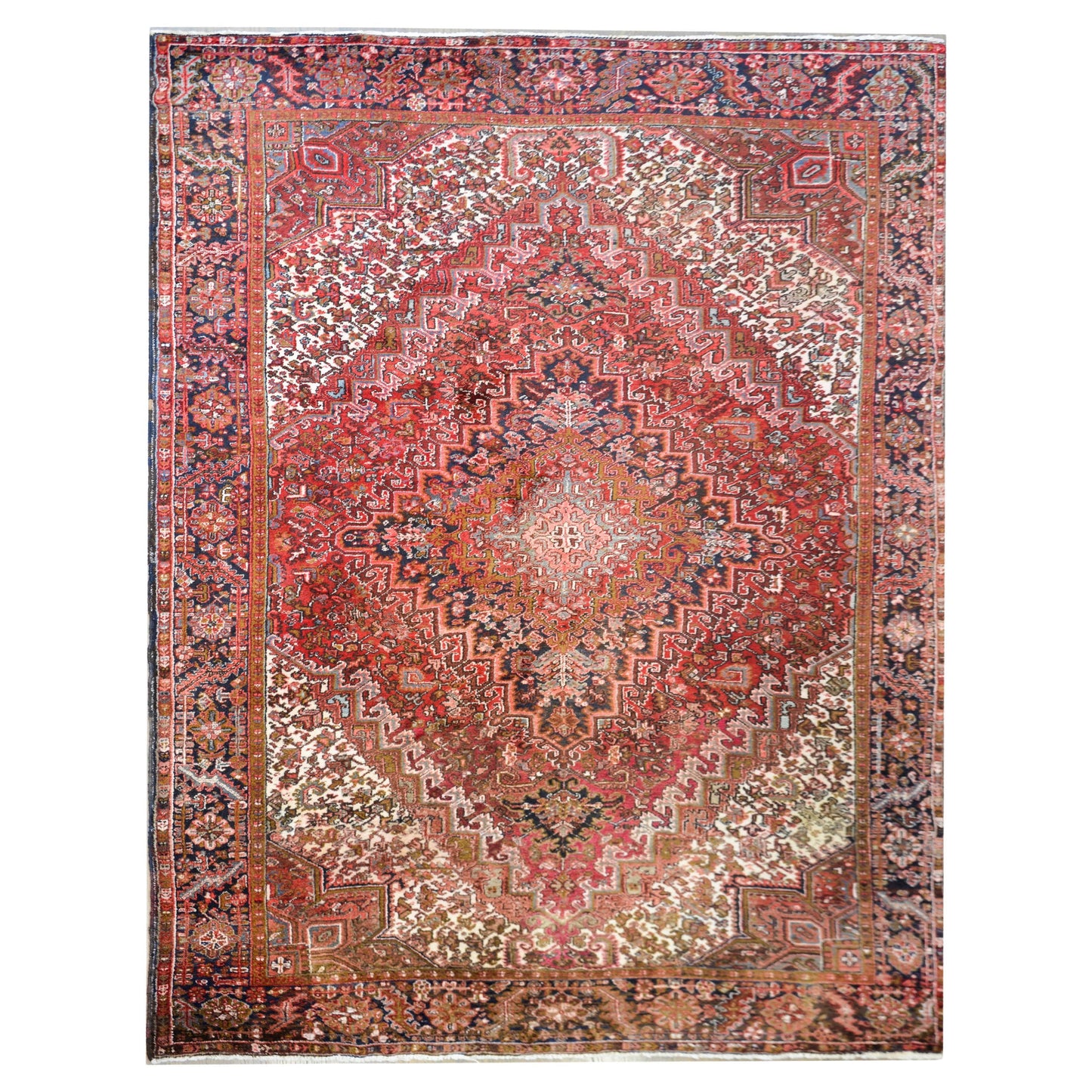Late 20th Century Persian Heriz Rug For Sale