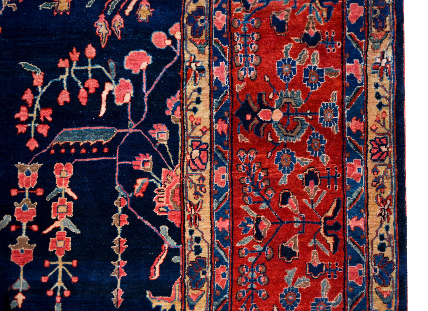 Early 20th Century Sarouk Mohajeran Rug For Sale