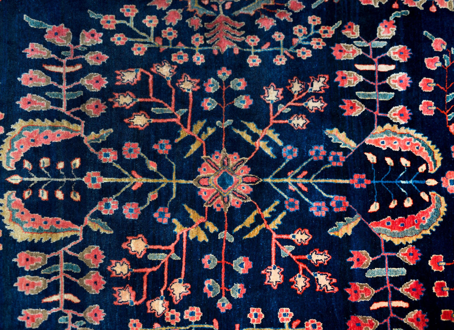 Early 20th Century Sarouk Mohajeran Rug For Sale