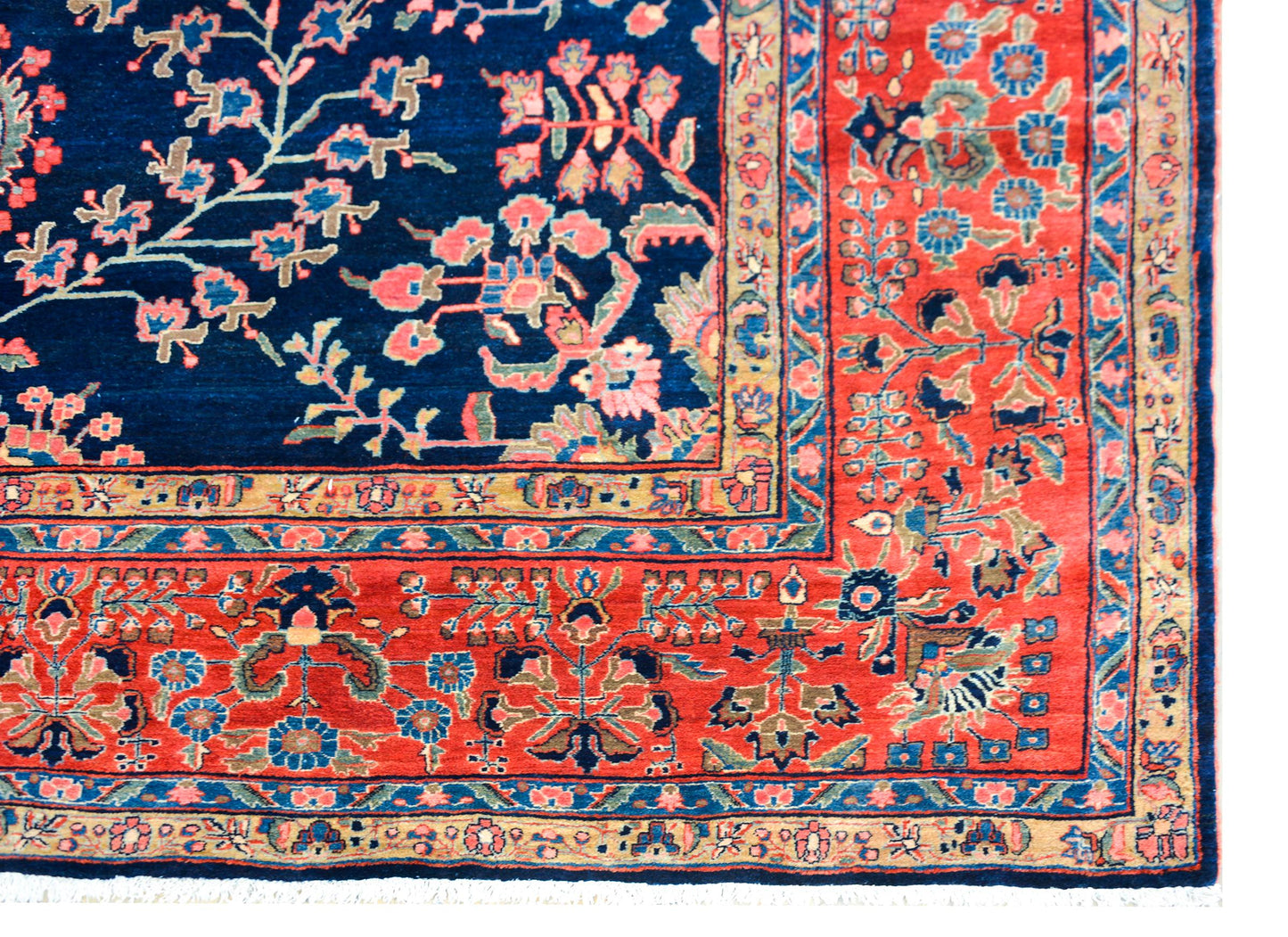 Early 20th Century Sarouk Mohajeran Rug For Sale