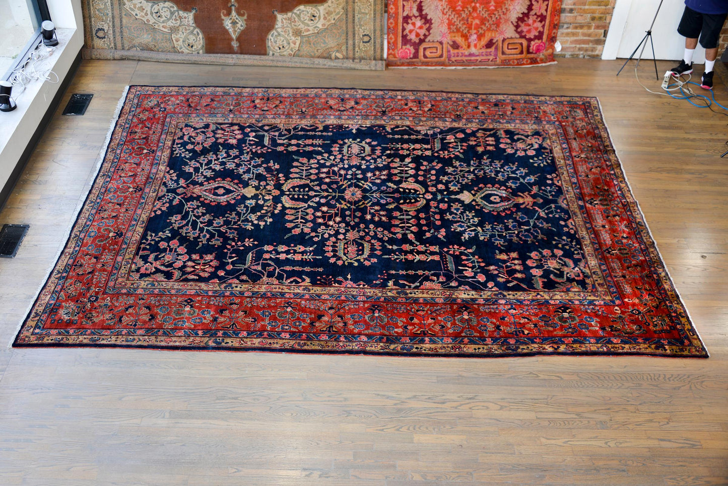 Early 20th Century Sarouk Mohajeran Rug For Sale