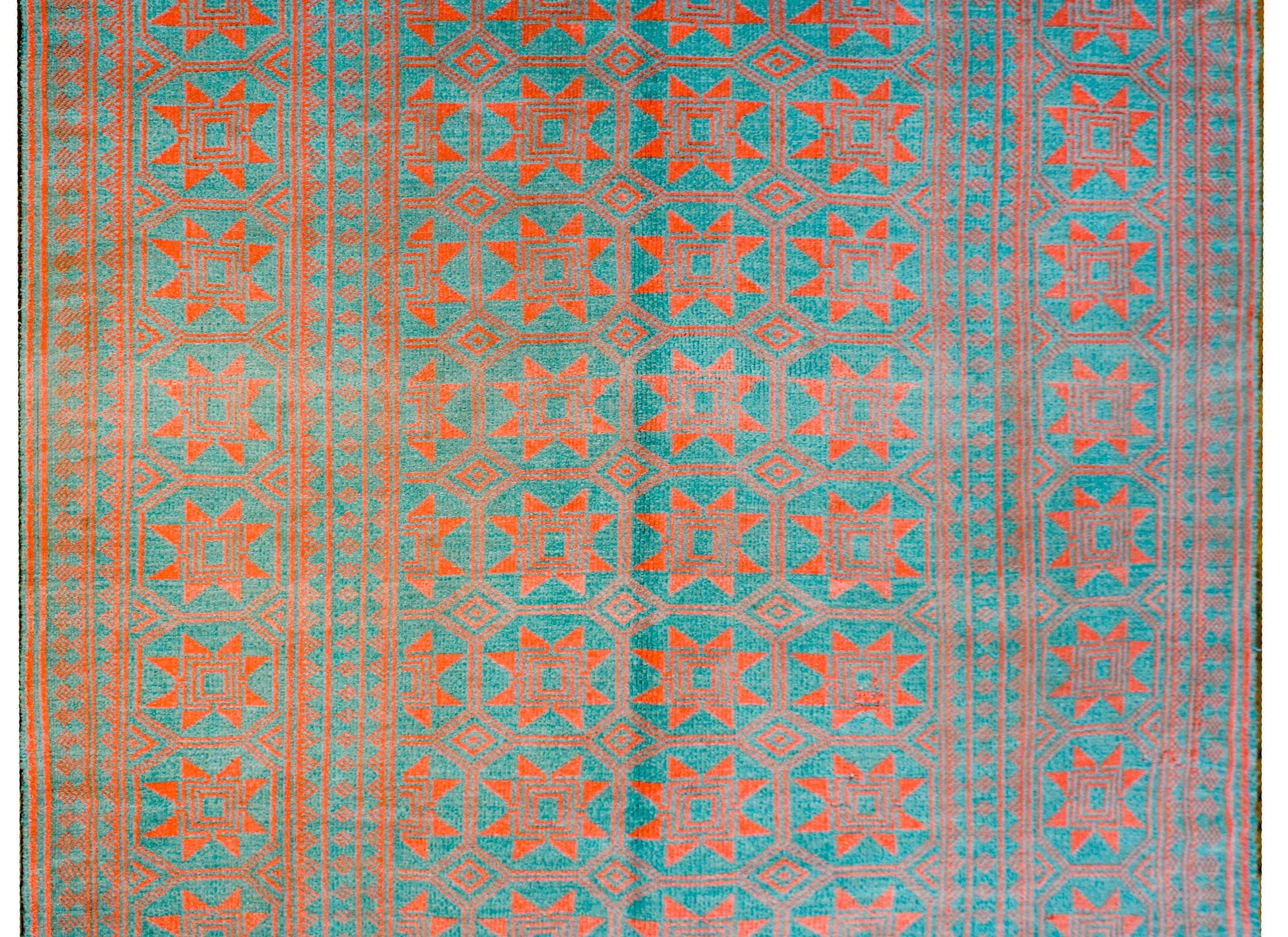 Amazing Reversible Early 20th Century Saveh Kilim Rug For Sale