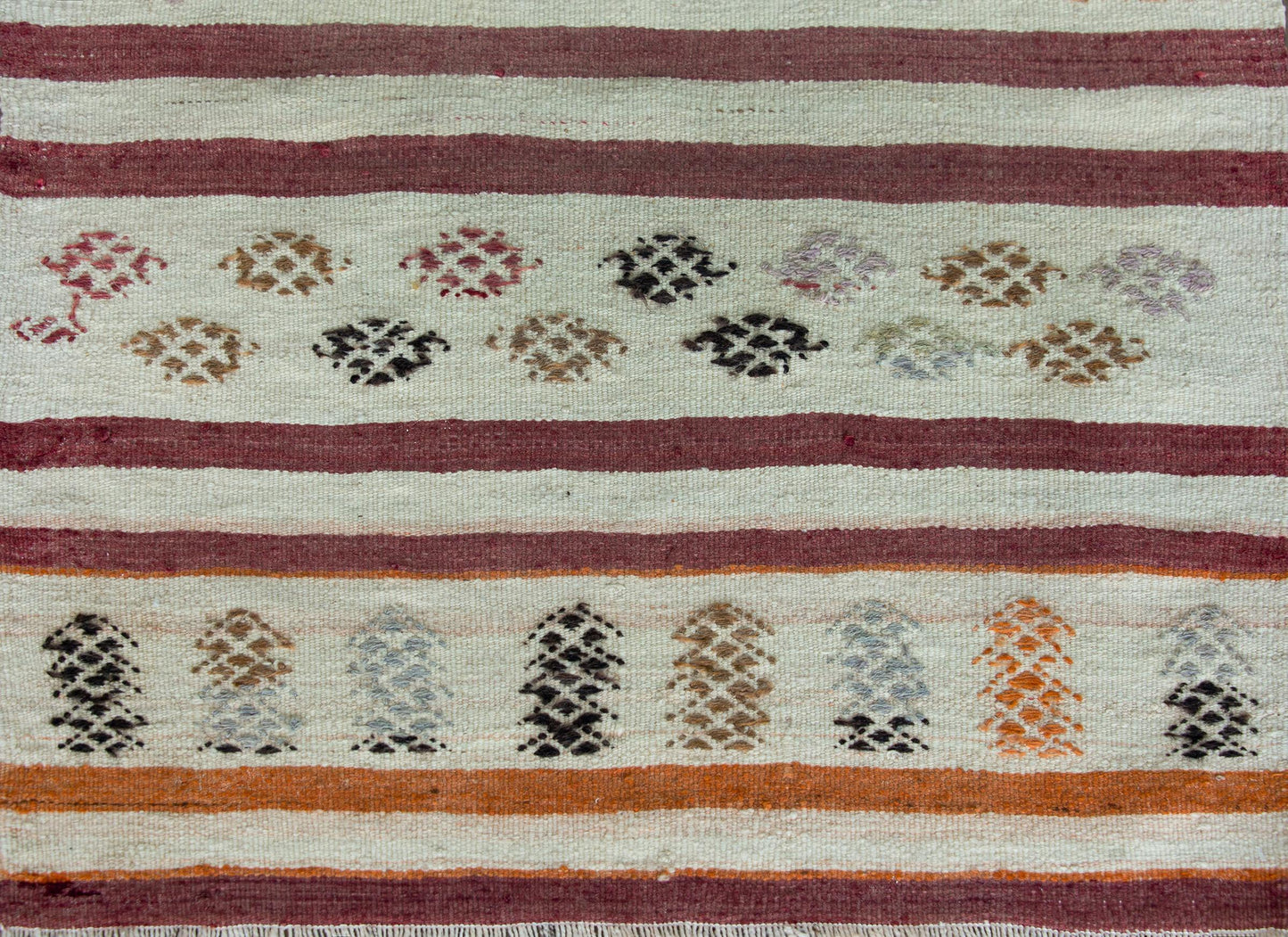 Vintage Turkish Konya Kilim Rug For Sale