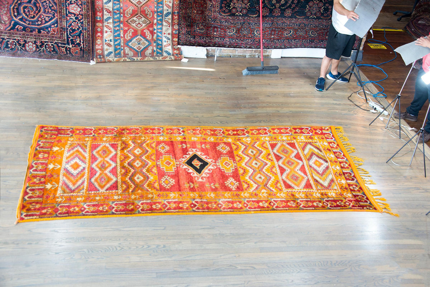 Vintage 20th Century Moroccan Rug For Sale