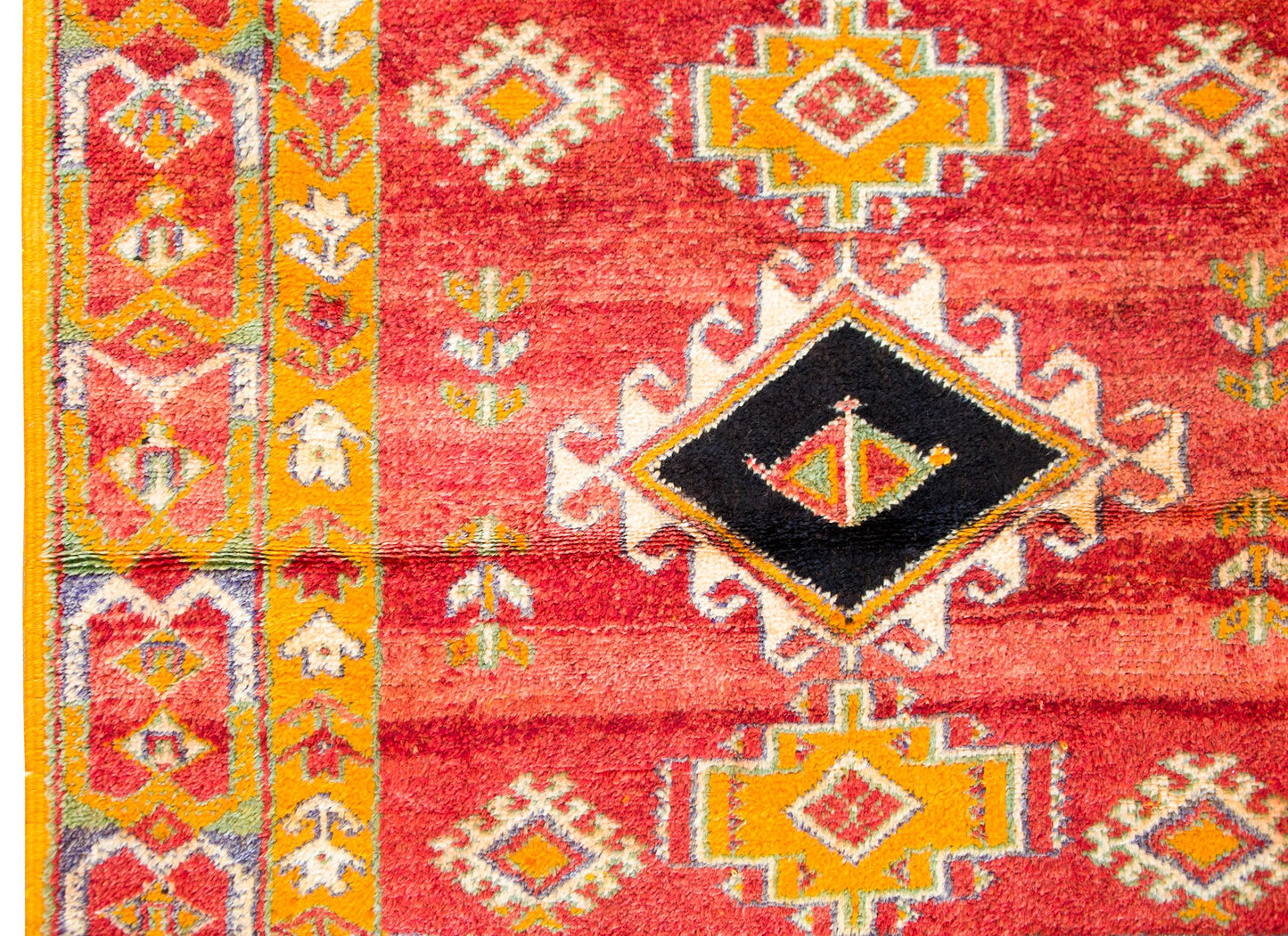 Vintage 20th Century Moroccan Rug For Sale