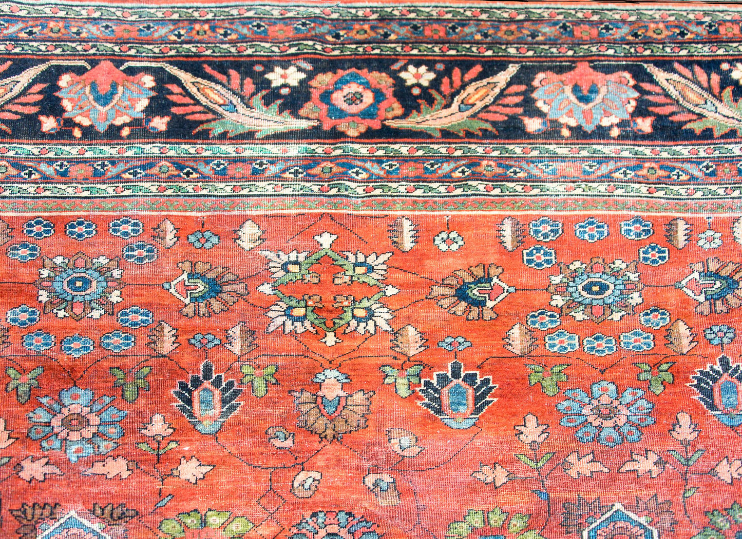 Early 20th Century Persian Sarouk Mahal Rug For Sale
